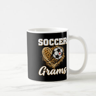 Fußball Grams Leopard Herz Liebe Fußballspieler Kaffeetasse