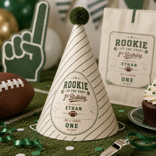 Fußball Green Rookie 1. Geburtstagsfeier Partyhütchen