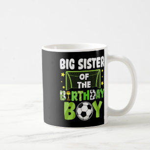 Fußball große Schwester Geburtstag Junge Party Fuß Kaffeetasse