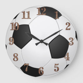 Fußball Große Wanduhr