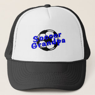 Fußball-Großvater (blau) Truckerkappe
