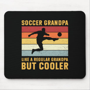Fußball Großvater Normalgroßvater aber Cooler so l Mousepad
