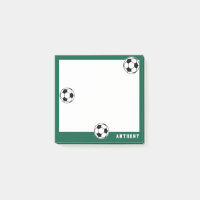 Fußball Grüne Personalisierte Kinder zurück zur Sc
