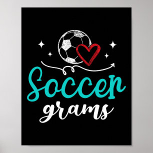 Fußball-Grüße Lustige Fußballspieler-Grüße Poster