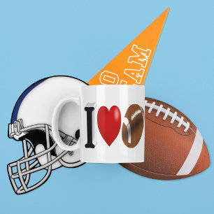 Fußball-Halbtext Tasse