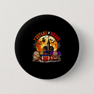Fußball Halloween-Mannschaft drei Horror-Ausrüstun Button