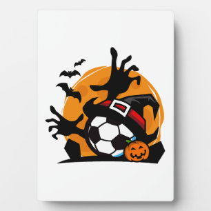 Fußball Halloween Nacht Fotoplatte