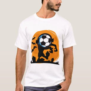 Fußball Halloween Nacht T-Shirt