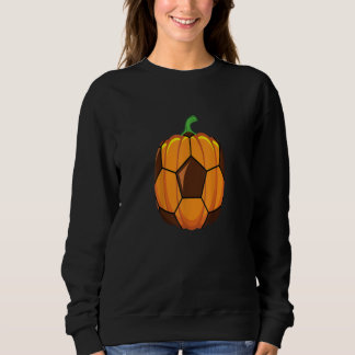 Fußball Halloween Pumpkin Erntedank Football Sweatshirt