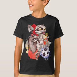 Fußball Halloween Spuk Ziel: Fußball Halloween T-Shirt