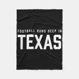 Fußball hat in Texas tiefe Wurzeln Fleecedecke