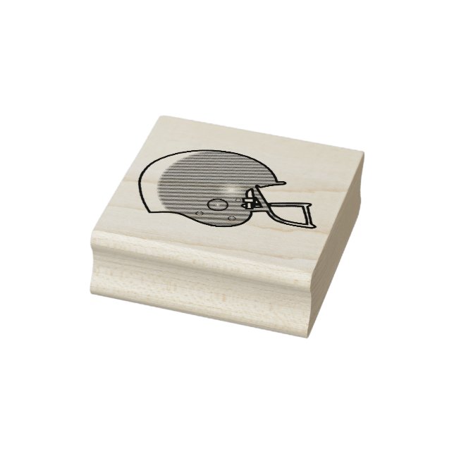 Fußball Helmet Gummistempel (Stempel)