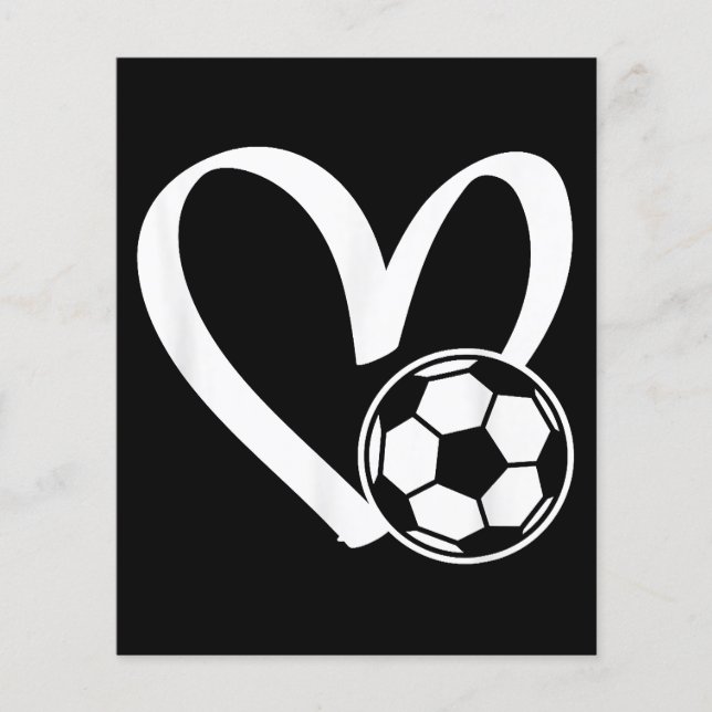 Fußball-Herz (Vorderseite)