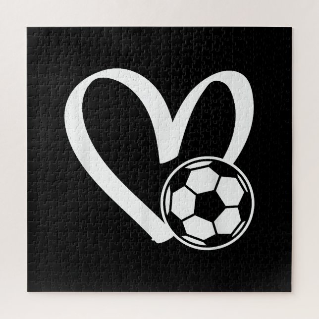 Fußball Herz (Vertikal)