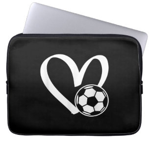 Fußball-Herz Laptopschutzhülle