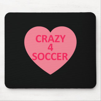Fußball - Herz Liebe Valentinstag Personalisierte  Mousepad