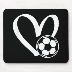 Fußball-Herz Mousepad