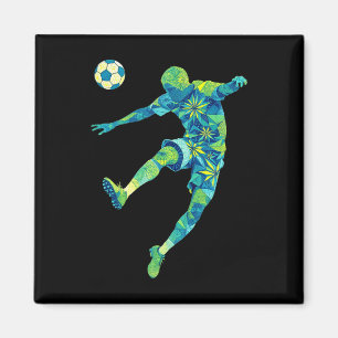 Fußball Herz Skelett Rippen Röntgen Sport Hallowee Magnet