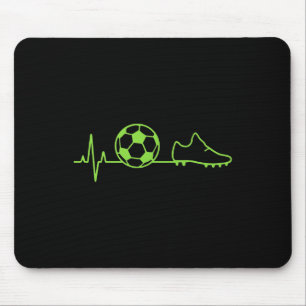 Fußball Herzschlag Puls Byll Und Stollen Grafik Lu Mousepad