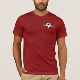 Fußball Herzschlag T-Shirt