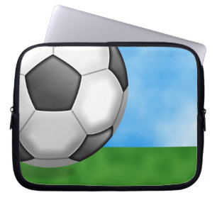 Fußball-Hintergrund Laptopschutzhülle