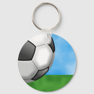 Fußball-Hintergrund Schlüsselanhänger