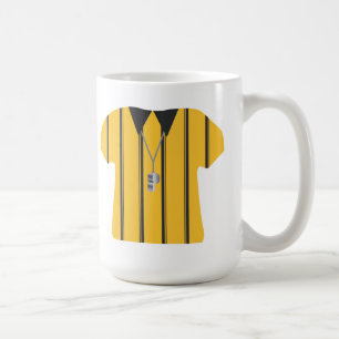 Fußball-Hinweis-Tasse Kaffeetasse