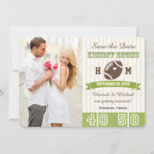 FUSSBALL HOCHZEIT SAVE THE DATE KARTE
