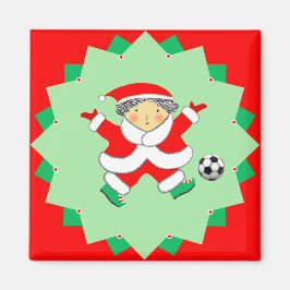 Fußball-Holiday-Geschenk Kleine Geschenke Magnet