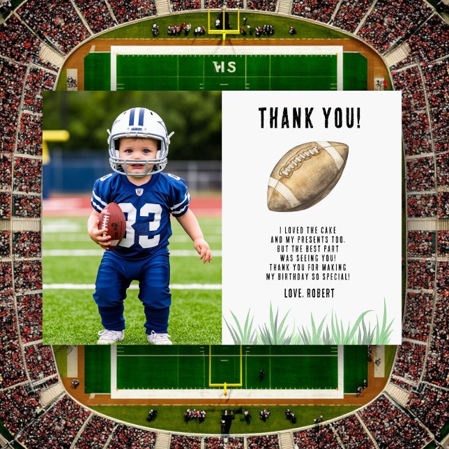 Fußball im ersten Jahr bis zum Geburtstag Danke (Von Creator hochgeladen)