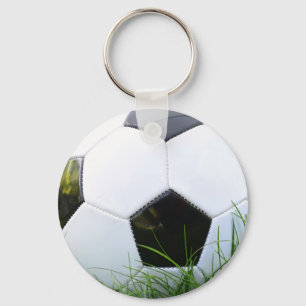 Fußball im Sommer Schlüsselanhänger