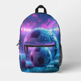 Fußball im Stadion Arena extremes Wetter Bedruckter Rucksack