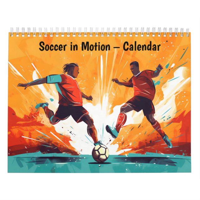Fußball in Bewegung – Kalender (Titelbild)