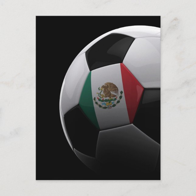 Fußball in Mexiko Postkarte (Vorderseite)