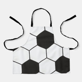 Fußball-Inspiriertes Muster Geometrischer Druck Schürze