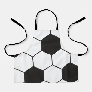 Fußball-Inspiriertes Muster Geometrischer Druck  Schürze
