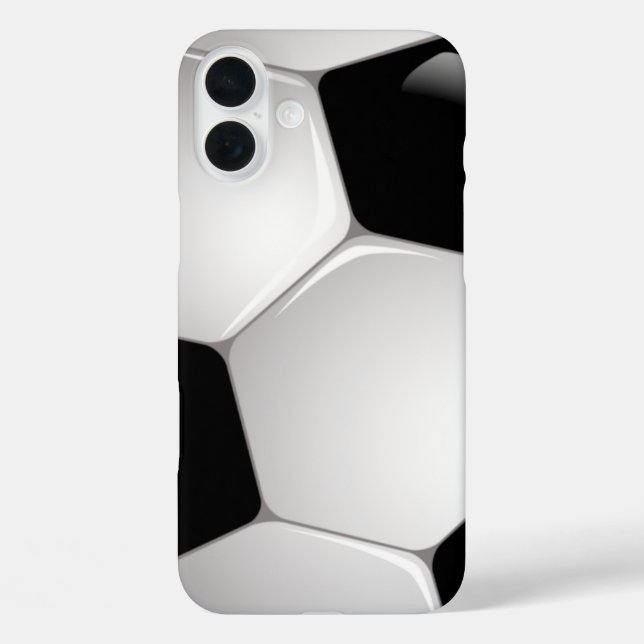 Fußball iPhone 16 Plus Hülle (Rückseite)