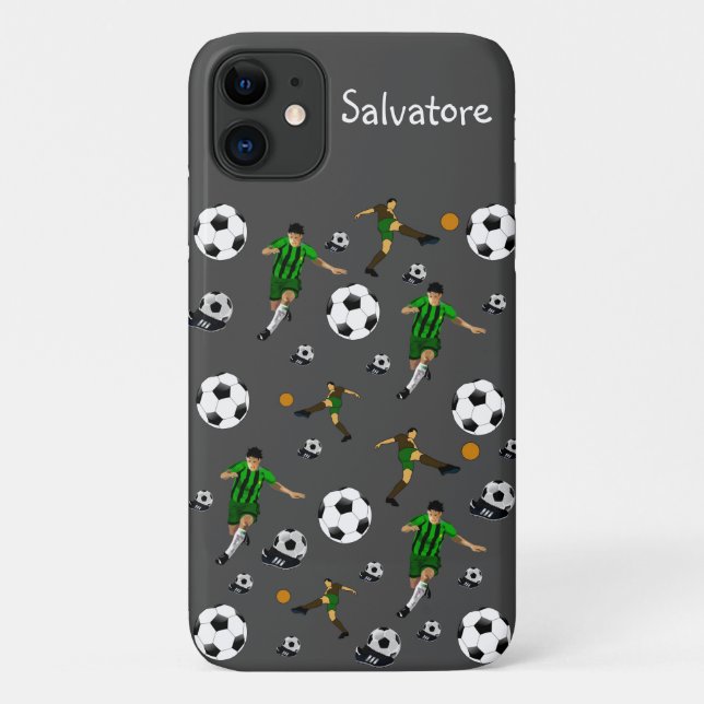 Fußball iPhone Hülle (Rückseite)