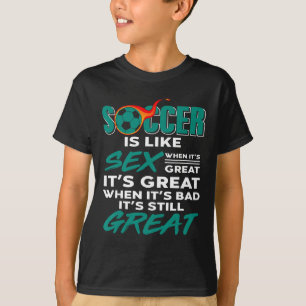 Fußball ist immer großartig, kein Problem, das Spi T-Shirt
