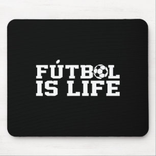 Fußball Ist Leben Fußball Komisch Fußball Fan Vint Mousepad