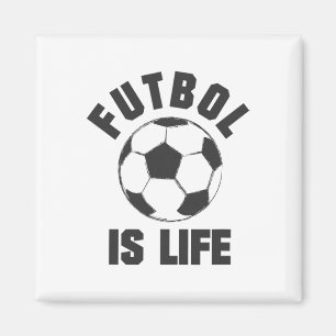 Fußball ist Leben - Fußballbekleidung Magnet