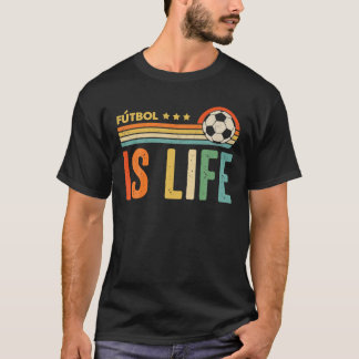 Fußball Ist Leben Fußballliebhaber Fußball Lustig  T-Shirt