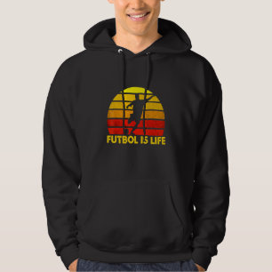 Fußball ist mein Lebenssportfußball-Spieler Futbol Hoodie