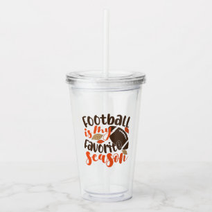 Fußball ist mein Lieblingslied Acryltrinkbecher