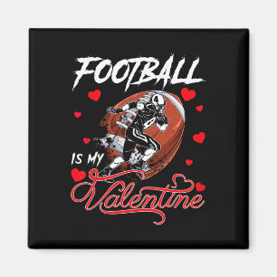 Fußball ist mein Valentiner Fußballball Herz Valen Magnet