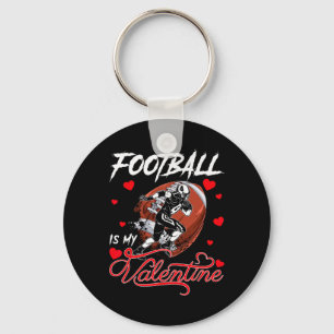 Fußball ist mein Valentiner Fußballball Herz Valen Schlüsselanhänger