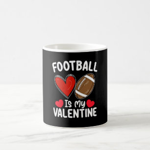Fußball ist mein Valentinstag-Sport Kaffeetasse