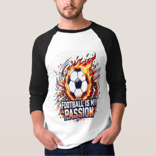 Fußball ist meine Leidenschaft T-Shirt Fußball-F