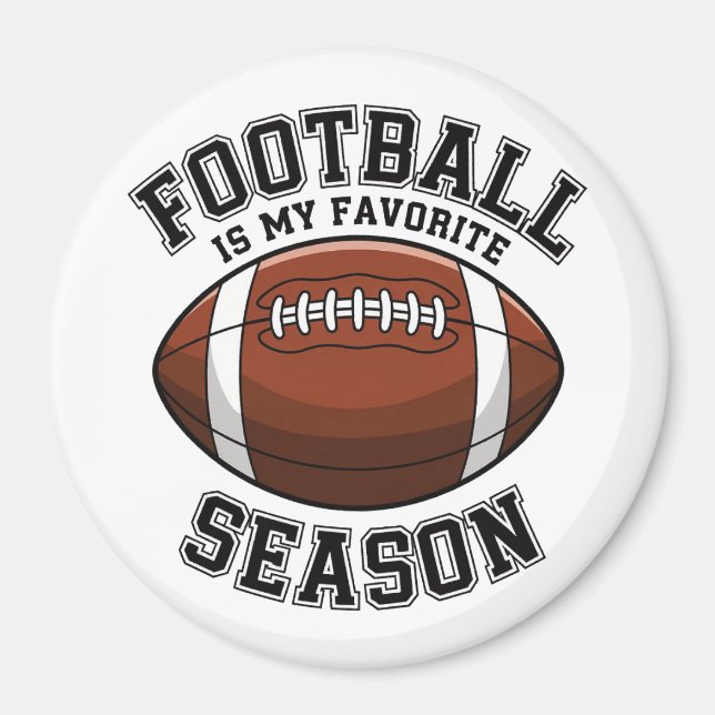 Fußball ist meine Lieblingssaison Magnet (Vorne)