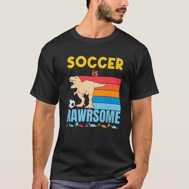 Fußball ist Phantastisch Jungs Mädchen Fußball Din T-Shirt (Vorderseite)